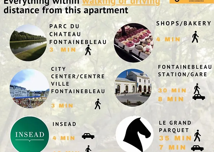 アパート La Halle Du Roi Parking Insead *